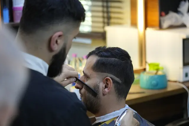 Barbering training at Marka Church