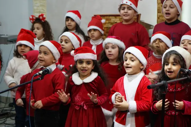 Children's Christmas choir at Marka Church