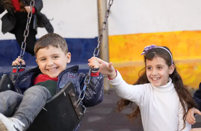 Students at the Marka Educational Center