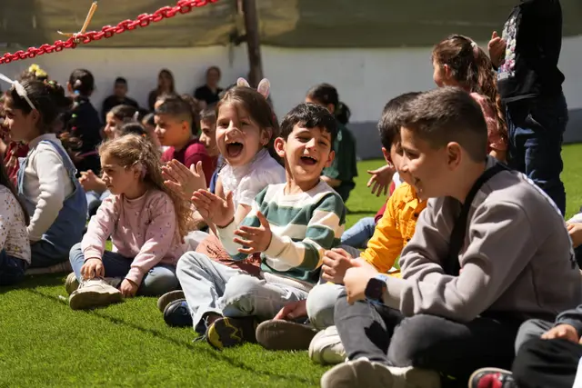Students at the Marka Educational Center