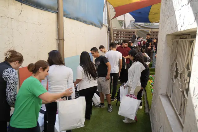 Students at the Marka Educational Center
