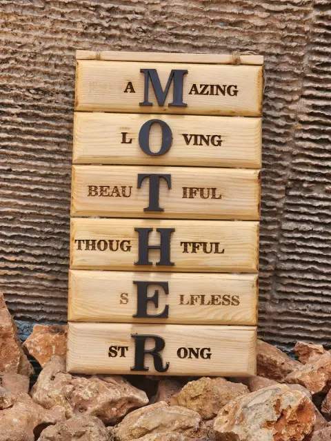 MOTHER Acrostic Blocks