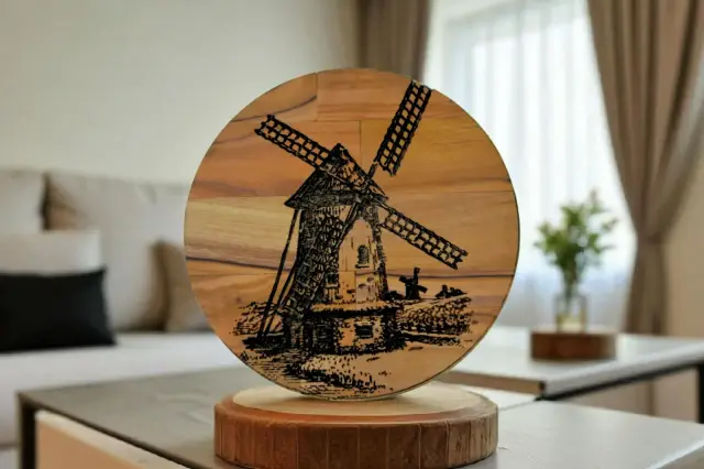 Windmill Round on Stand