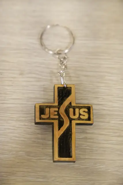 JESUS Cross Keychain