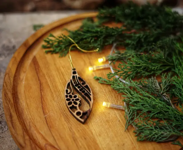 Olive Leaf Ornament