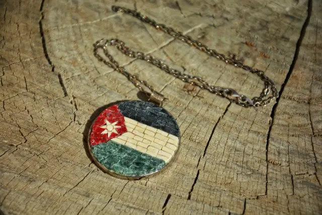 Jordan Flag Pendant & Keychain