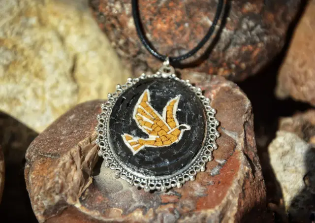 Golden Dove Pendant