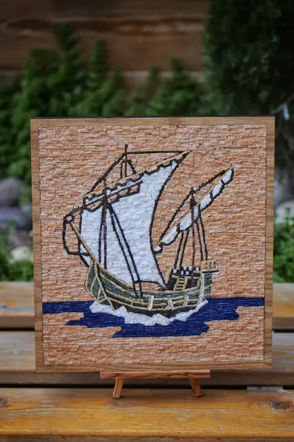 Sailing Caravel Mosaic