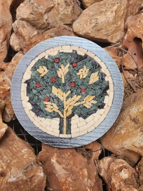 Round Tree of Life Mosaic