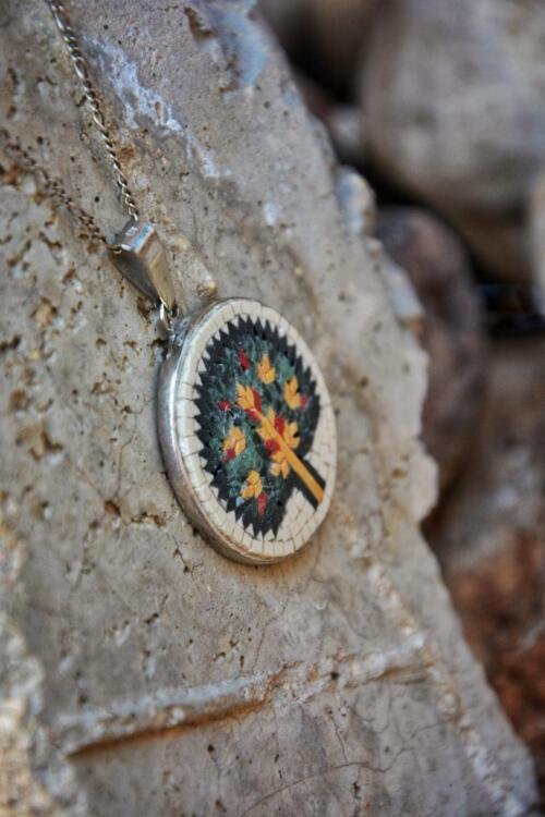 DSC_9398-01 Green Tree Necklace