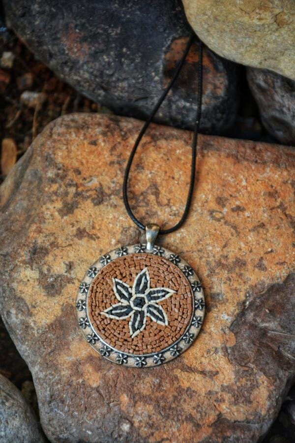 Flower Mosaic Necklace