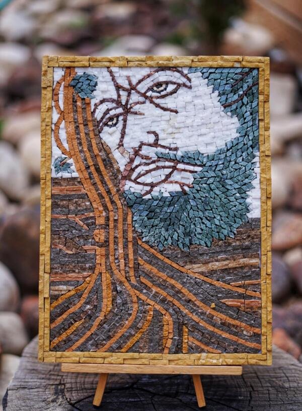 Jesus Face Mosaic